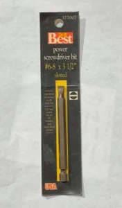 Do it Best 377007 #6-8 X 3-1/2" Power screwdriver bit USA #S-29 - Picture 1 of 1