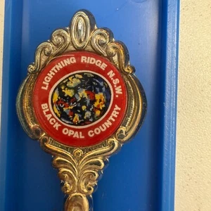 Lightening Ridge  Black Opal Country Collector Souvenir spoon - Picture 1 of 12