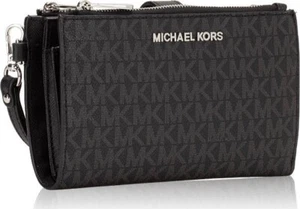 Michael Kors MK Double Zip Wallet Wristlet unisex - Picture 1 of 4