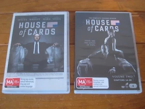 House Of Cards DVDs Complete Seasons 1 & 2 (VG Condition) 8 Discs - Picture 1 of 8