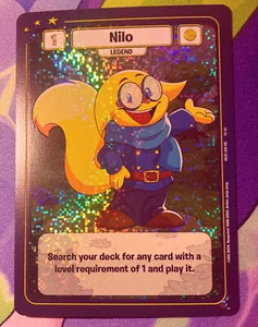 Neopets Battledome TCG Foil Nilo OBL Season One Promo OBL01-08 - Picture 1 of 3