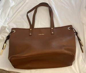 Calvin Klein Tasche camelbraun Leder - Top Zustand - Bild 1 von 17