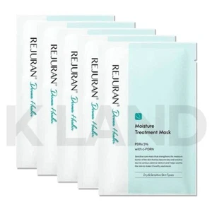 REJURAN Derma Healer Moisture Treatment Mask 23ml x 5ea Hypoallergenic Soothing - Picture 1 of 2