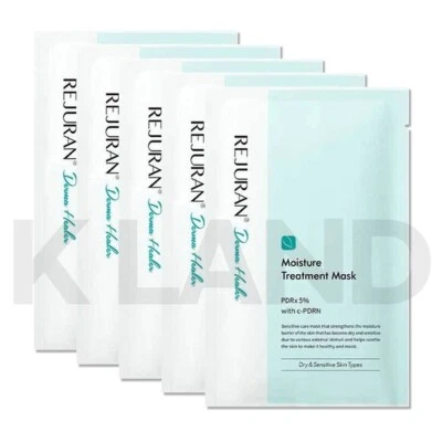 REJURAN Derma Healer Moisture Treatment Mask 23ml x 5ea Hypoallergenic Soothing - Image 1 of 2