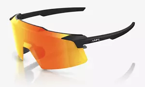 100% Percent Sunglasses - Aerocraft - Soft Tact Black - HiPer Red Multi Mirror - Picture 1 of 1