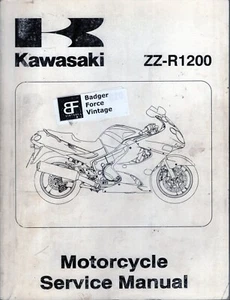 2002 Kawasaki ZZ-R1200 Motorcycle Shop Service Repair Manual (MN1222) - Bild 1 von 2