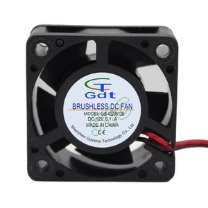 VENTILADOR 40 x 40 X 10 12V COOLING FAN 0,1A 2 CABLES REPRAP ARDUINO - Bild 1 von 1