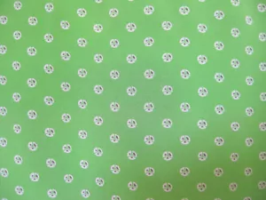 Bright green vintage rayon crepe de chine fabric. 44 inches long x 40" wide - Picture 1 of 3