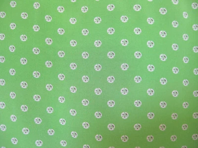 Green Vintage Rayon crepe de chine fabric. 44 inches long x 40" wide - Image 1 of 3