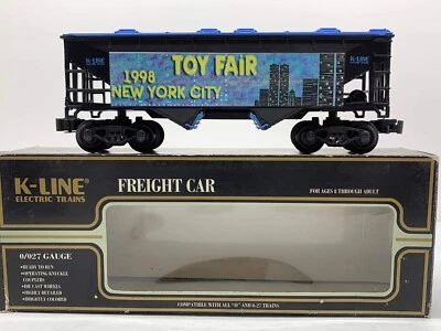 K-Line K-1998TF 2-Bay Hopper Car Toy Fair 1998 New York City O Gauge - Image 1 of 4
