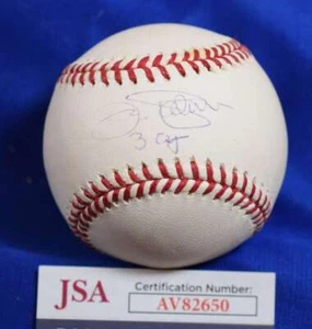 Jim Palmer JSA COA Autograph Major League Signed Baseball 3 Cy - Picture 1 of 2