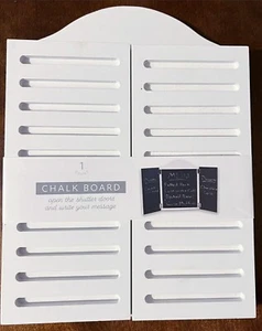 New White Shutter Chalk Board - Picture 1 of 4