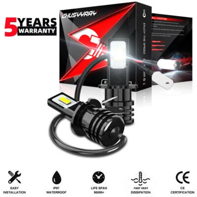 Kit de 2 bombillas antiniebla LED H3 6000K blancas para Infiniti I30 1996-2001 Foto 1 de 4