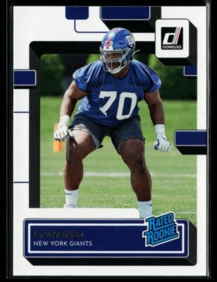 2022 Donruss #398 Evan Neal RC - Image 1 of 2