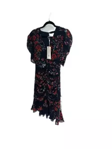 Abito midi floreale increspato KEEPSAKE the label Designer Need You Now taglia XS - Foto 1 di 14