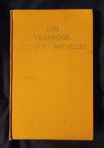 Jehovah's Witnesses Yearbook 1981 Watchtower - Picture 1 of 1