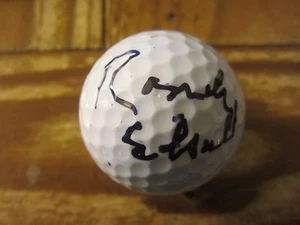 Randy Edsall HC Autographed Pinnacle Golf Ball NCAA Football Connecticut Huskies - Picture 1 of 3