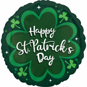 "Happy St Patrick's Day" Party Foil Balloon 45cm St Patricks Day Party Supplies - Picture 1 of 1