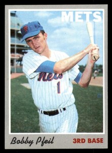 1970 Topps Baseball #99 Bobby Pfeil EX *RC2