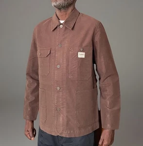 Lee Box Pocket Loco Jacket Wool Blend Turkish Coffee M - Picture 1 of 5