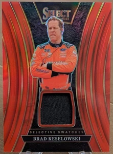 2025 Select Swatches Firesuit Red Prizm SP 14/49 Brad Keselowski - Picture 1 of 1