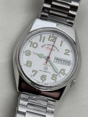 Vintage West End Co Sawar Prima Swiss Made Automatic Analog Men's Wrist Watch - Image 1 of 4