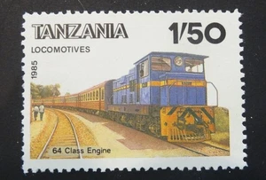 Tanzania, #284 Locomotives, unused CTO (5033) - Picture 1 of 2
