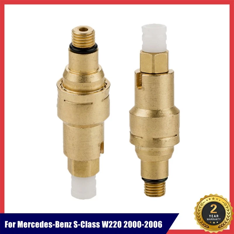 2X Válvula de cobre presión riesgo suspensión neumática delantera trasera para Mercedes W220 Foto 1 de 4