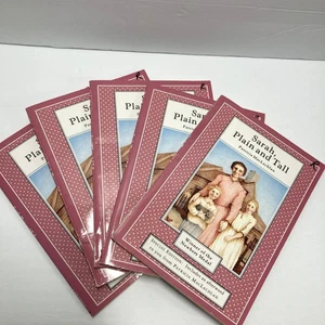 Sarah Plain and Tall Patricia MacLachlan Set of 5 Childrens Book Novel Prairie - Picture 1 of 12