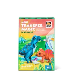Mini Transferencia Mágica Tribu Tigre (Dinosaurios) - Juego de Caja Artesanal de Dinosaurios para Niños - Imagen 1 de 7