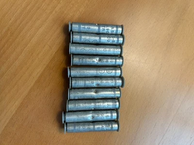 Lot Of (10) ILSCO AS-6  Aluminum Compression Sleeves Alloy 6 AWG Crimp New - Image 1 of 2