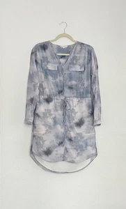 Mini vestido para mujer Rebecca Taylor de seda tie dye manga larga con bolsillos talla 0 - Imagen 1 de 10