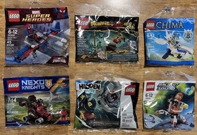 New Misc LEGO Polybag Set Lot 30230 30302 30374 30562 30464 30250 Marvel Chima +