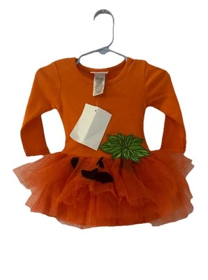 Infant girl’s Blueberi Boulevard 6-9 Months Halloween Tutu Pumpkin n Dress NWT - Image 1 of 4