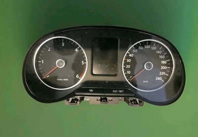 Geniun VW POLO 2009-2014 Tachometer Digital Km/H 6R0920 860K 960E Speedometer - Image 1 of 4