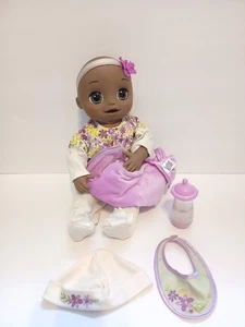 Baby Alive Real As Can Be Puppe Afroamerikanerin funktionstüchtig 2017 Hasbro Zubehör - Bild 1 von 8