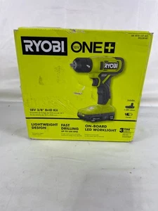 Ryobi ONE+ 18V 3/8" Drill Kit On-Board Led Work Light Up to 600 Rpm PCL201K1 - Picture 1 of 3