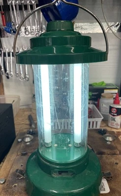 Dorcy Model 41-1020 Vintage Fluorescent Electric Lantern Camping Outages Handy - Image 1 of 4