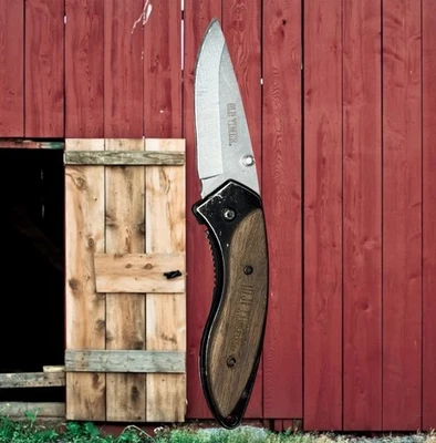 Navaja de bolsillo Old Timer OTP17-22 de acero inoxidable con bloqueo de marco de una sola hoja Foto 1 de 4