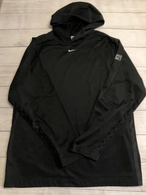 Camisa con Capucha Nike Para Hombre XL Negra Pullover Ligera Rendimiento Manga Larga Foto 1 de 4