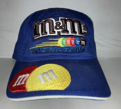 Винтажная гоночная регулируемая кепка M&M's Nascar Y2k 90-е Candy Mars Elliott Sadler - Изображение 1 из 3