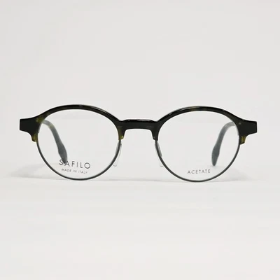 Safilo Aletta 01 Men's Round Glasses in Dark Tortoise / Gunmetal | 48mm - Image 1 of 4