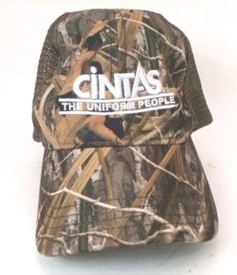 Mossy Oak Men’s Camouflage Strap Back Cap Logo Cintas New With Tags Free Ship  - Image 1 of 4