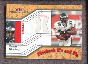 2002 Fleer Maximum Playbook X's and O's - Duce Staley - Picture 1 of 2