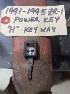 1991-1995 ZR-1 LT5 Corvette Full Power Valet Key OEM “H” 91-95 USED ORIGINAL GM - Picture 1 of 4