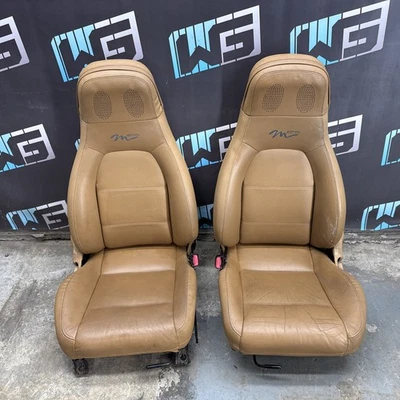 OEM 1994-1997 MAZDA MIATA MX-5 M EDITION SEAT SET FRONT BEIGE Foto 1 de 4
