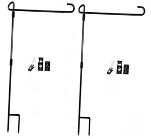 Garden Flag Stand Premium Garden Flag Pole Holder for All Seasons Yard Flags - Picture 1 of 8
