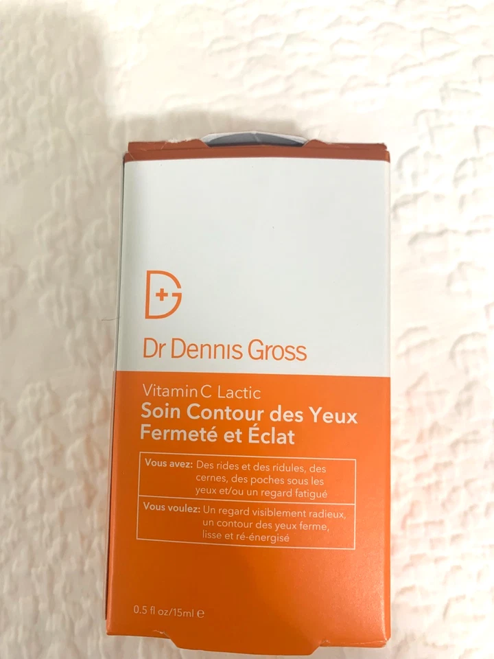 NUEVO Dr. Dennis Gross Vitamina C Láctico Firme y Brillante Tratamiento de Ojos NUEVO AUTÉNTICO  Foto 1 de 1
