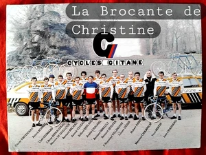 Sport / 5 Postkarte Cycles Gitane Guimard, Guilloux, Hinaud, Mütze, Bernaudeau - Bild 1 von 2