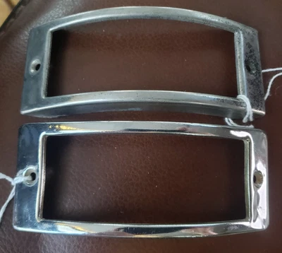 Two OEM 1948-1950 Ford Truck F-1 Parking Light Housing, Bezel - Image 1 of 4